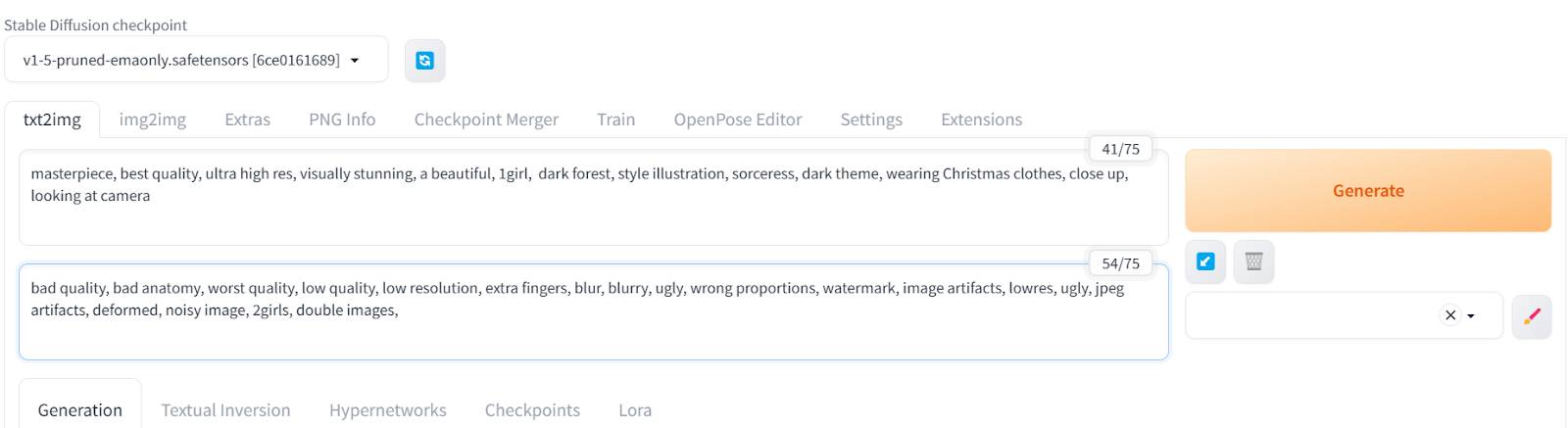 Stable Diffusion Web UI Picture 3