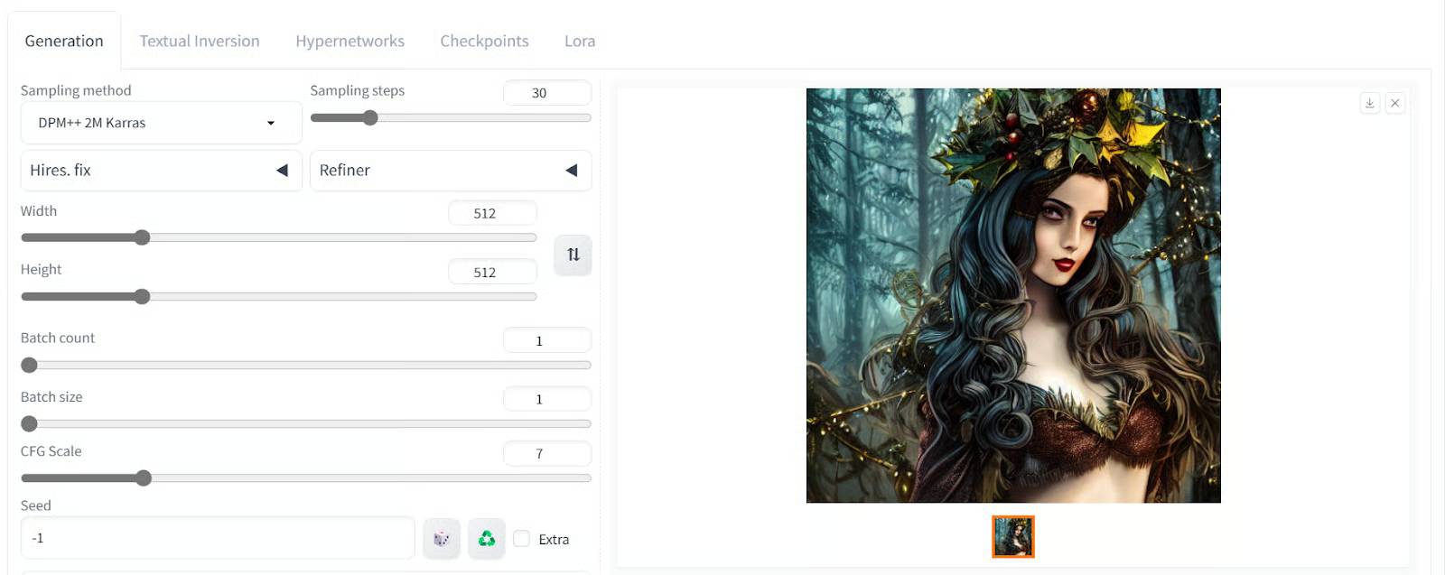 Stable Diffusion Web UI Picture 4