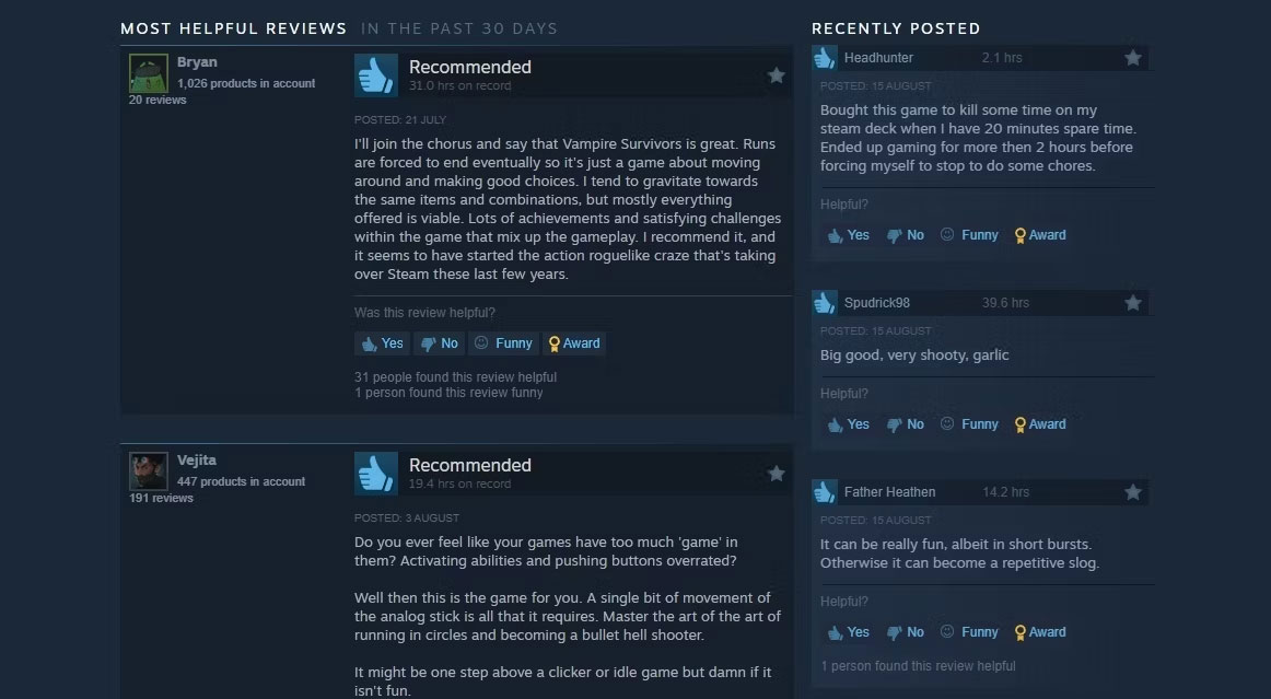 Steam now prioritizes helpful reviews over useless jokes and memes Picture 1