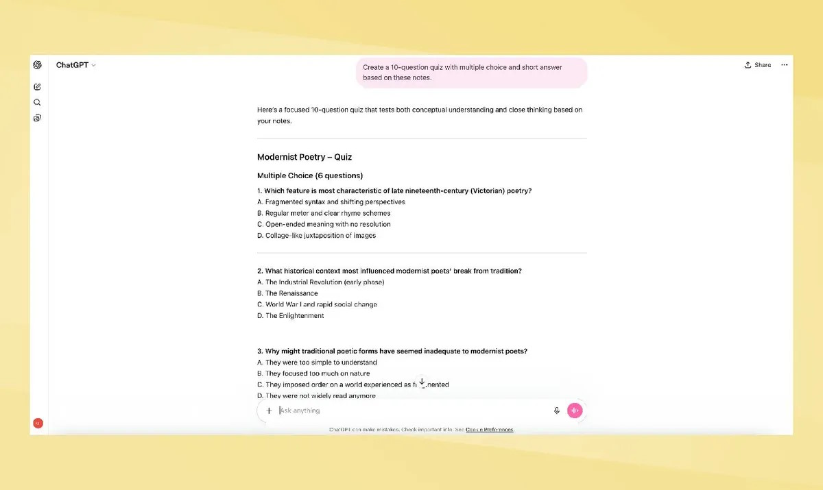 Stop copying and pasting content from AI; these changes will help you truly learn using AI. Picture 3