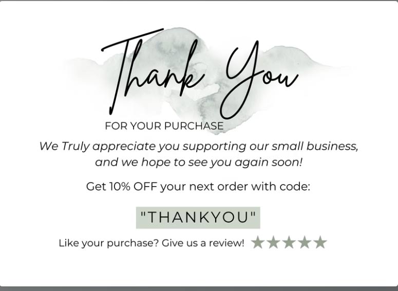 Picture 10 of Here are some suggestions for the perfect thank-you card for every special moment in your life.