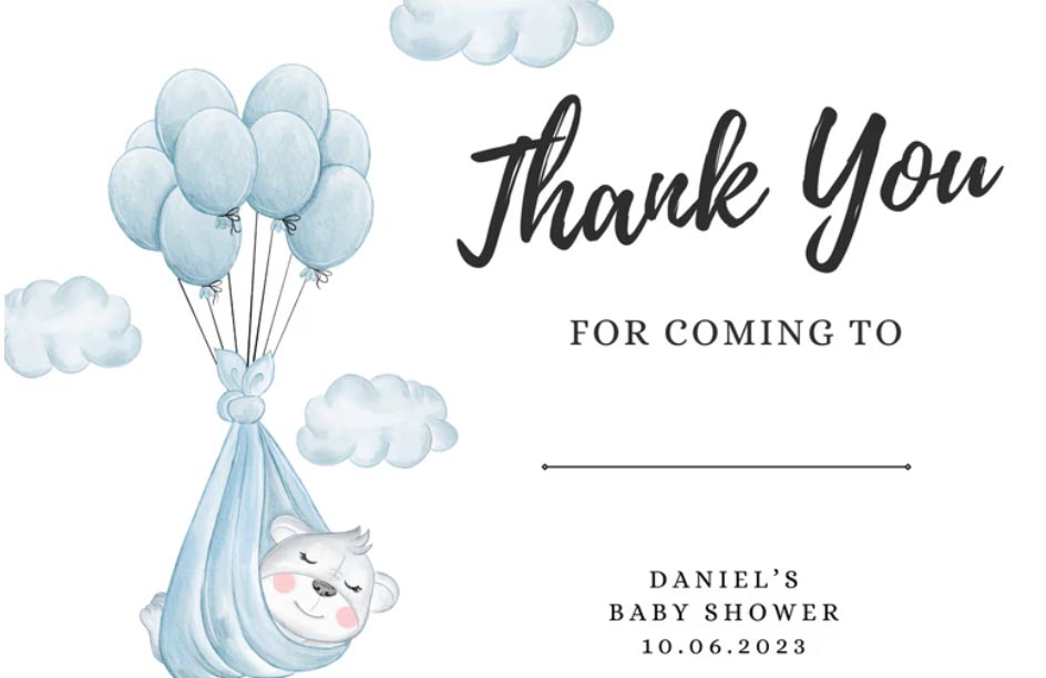 Picture 3 of Here are some suggestions for the perfect thank-you card for every special moment in your life.