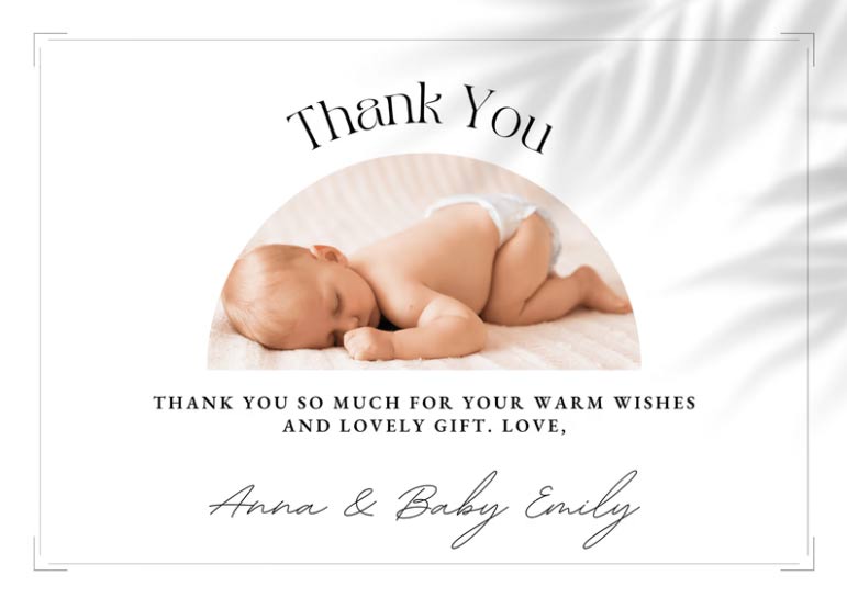 Picture 4 of Here are some suggestions for the perfect thank-you card for every special moment in your life.