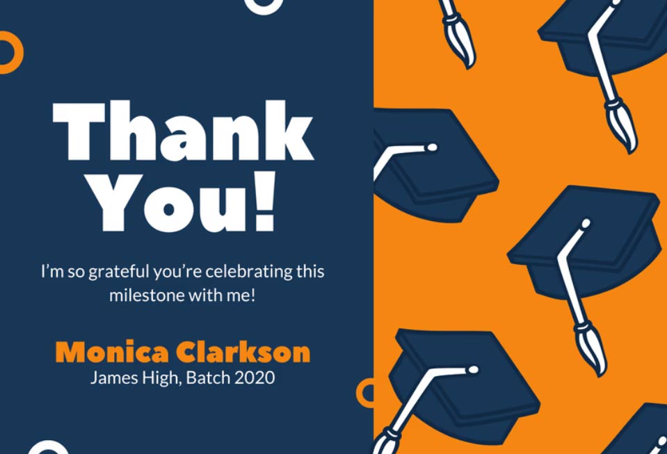 Picture 5 of Here are some suggestions for the perfect thank-you card for every special moment in your life.