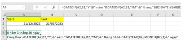 Suggestions on how to fix the error of not being able to use the DATEDIF function in Excel Picture 7