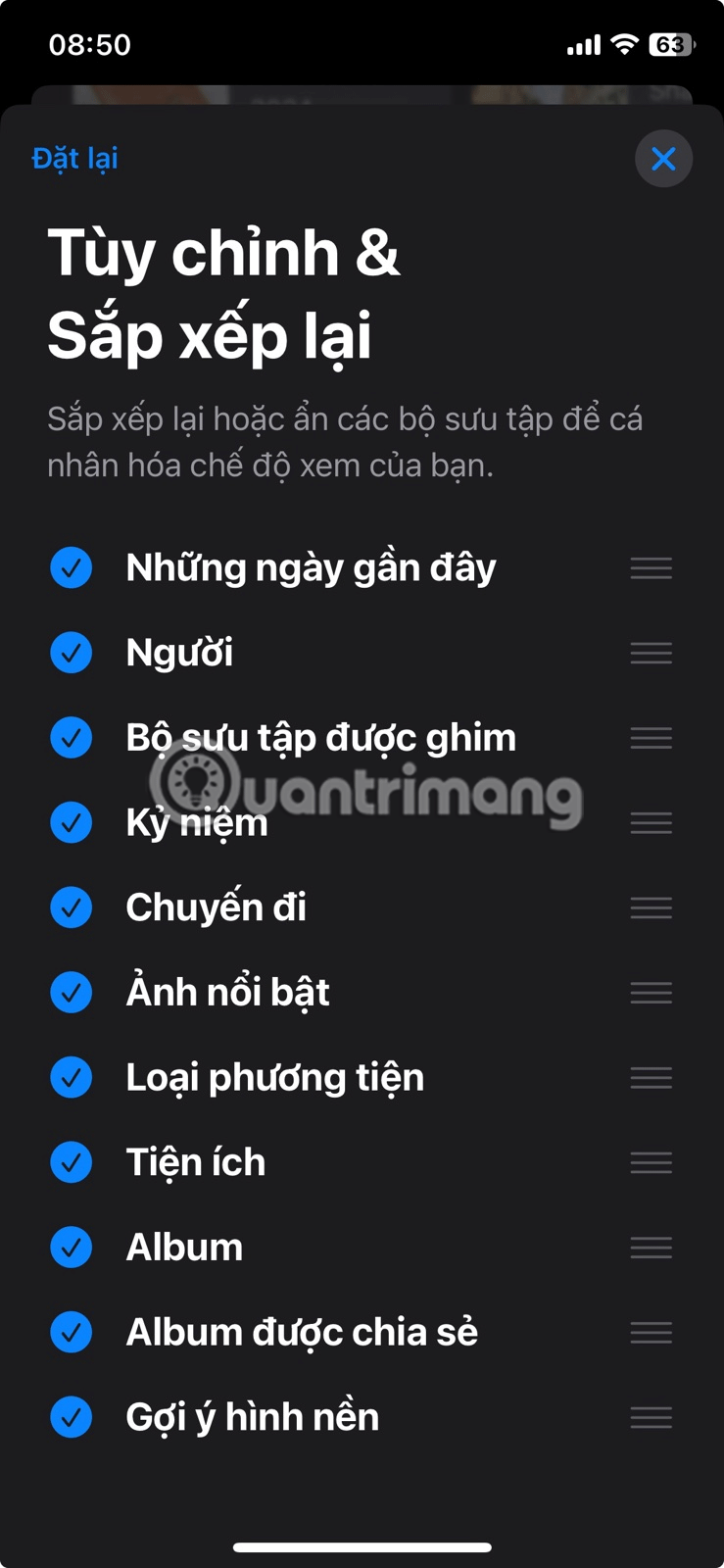 Summary of new updates for the Photos app since iOS 18 Picture 5