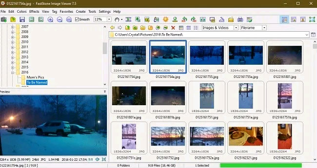 Summary of the best photo viewing software on PC Picture 7