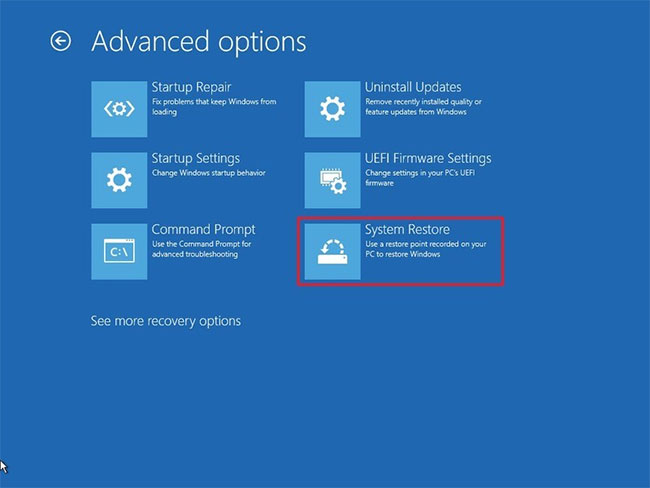 Summary of ways to fix black Windows 10 screen error Picture 21