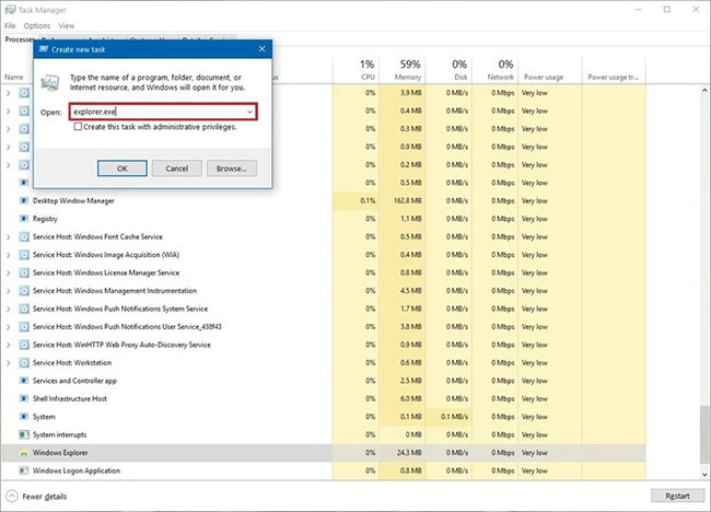Summary of ways to fix black Windows 10 screen error Picture 4