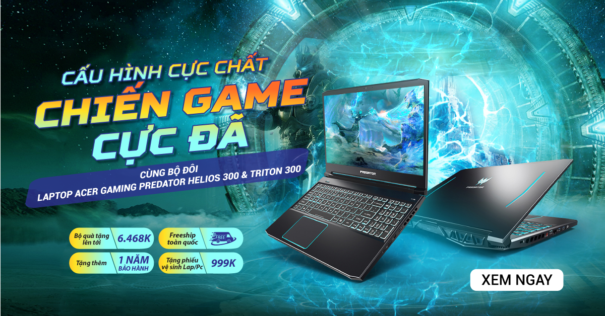 Super Cool Configuration - Super Cool Gaming with Acer Gaming Laptop Predator Helios 300 & Trion 300 Picture 1