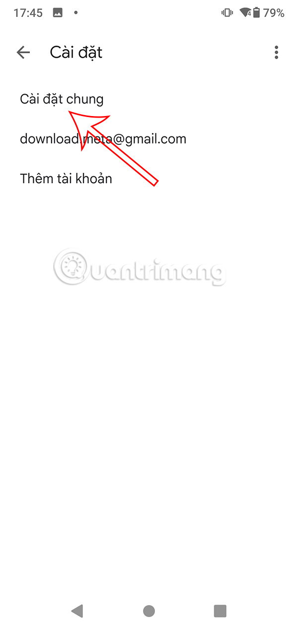 Instructions for adjusting Gmail Android swipe gestures Picture 3