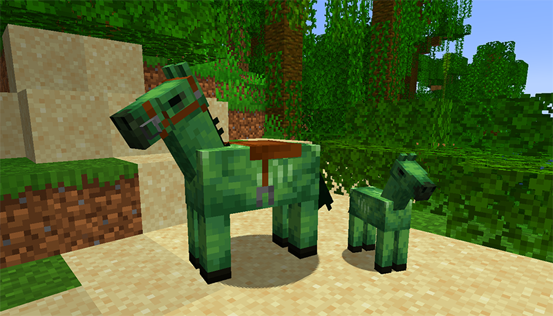 How to Tame and Ride a Zombie Horse in Minecraft Picture 2