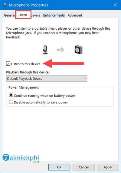 Picture 16 of Test your microphone and headphones on Windows 10, 8, and 7.