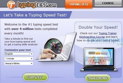 Picture 10 of Test your typing speed, practice 10-finger typing easily.