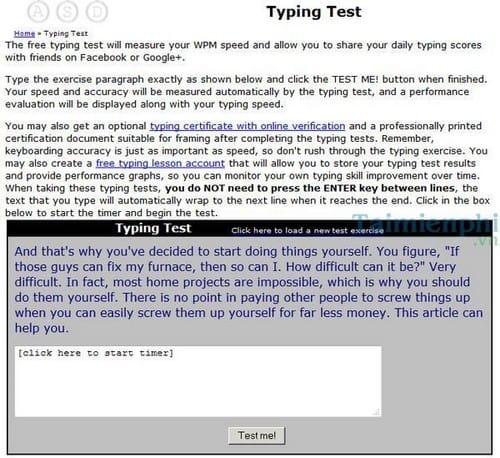 Picture 11 of Test your typing speed, practice 10-finger typing easily.