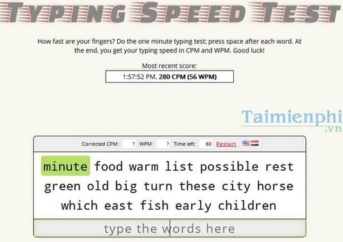 Picture 12 of Test your typing speed, practice 10-finger typing easily.
