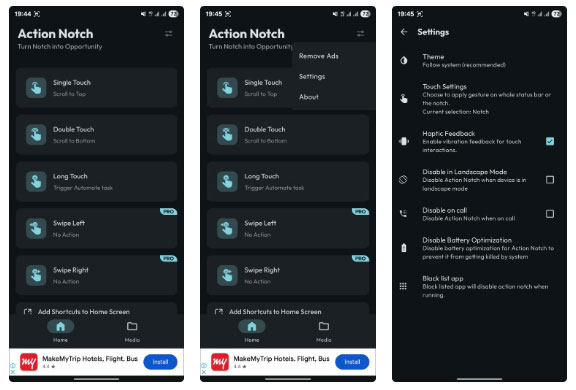 Action Notch app adds a new invisible button to the front of your Android phone Picture 3