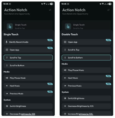Action Notch app adds a new invisible button to the front of your Android phone Picture 5