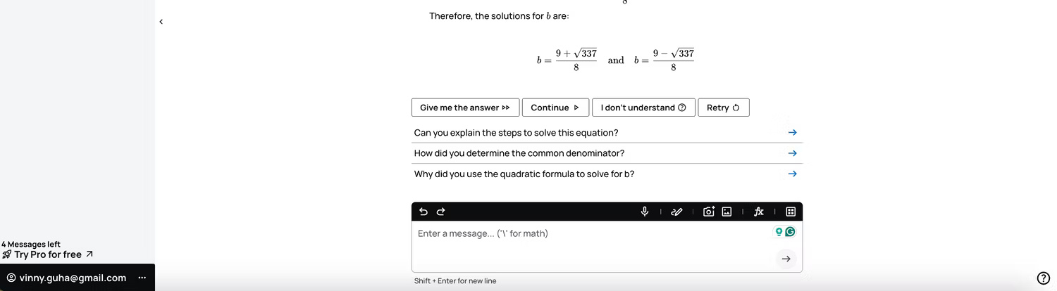 The best AI tools help solve math problems with ease Picture 2