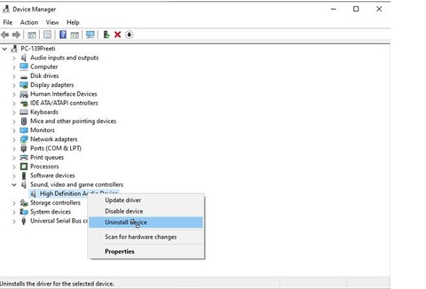 The computer does not have Audio Inputs and Outputs, fix it very quickly Picture 7