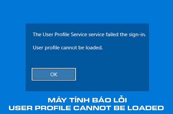 The computer reports the error user profile cannot be loaded, how to ...