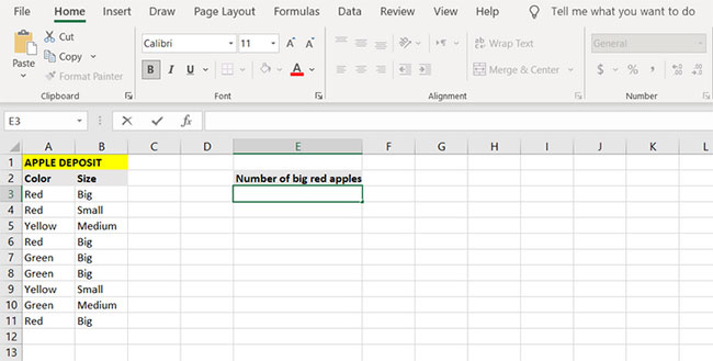Picture 12 of The COUNTIFS function: How to use the cell counting function based on multiple conditions in Excel.