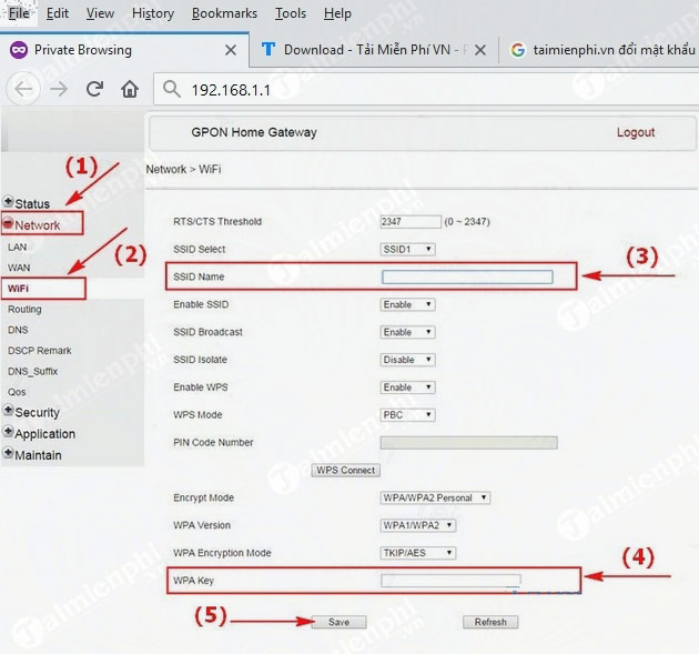 Picture 4 of The easiest way to change your FPT WiFi password on a computer or phone.