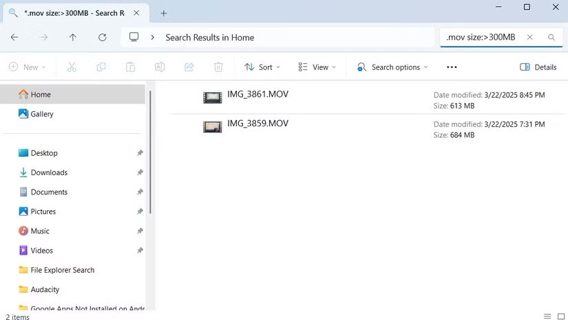 The Easiest Ways to Find Large Files on Windows Picture 3