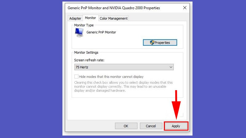 The fastest and simplest ways to adjust screen refresh rate today Picture 6