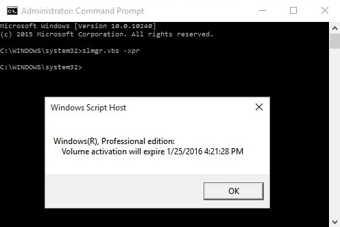 The fastest way to Active Windows 10 Pro, Home using CMD - TipsMake.com