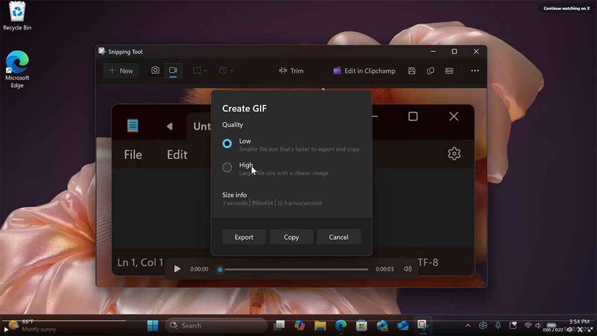 Snipping Tool finally supports GIF files Picture 2