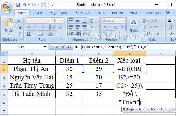 Picture 10 of The IF function in Excel: Syntax and specific examples of the IF function.