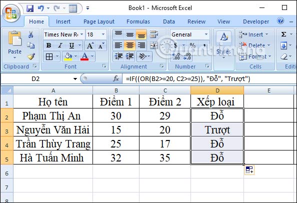 Picture 11 of The IF function in Excel: Syntax and specific examples of the IF function.