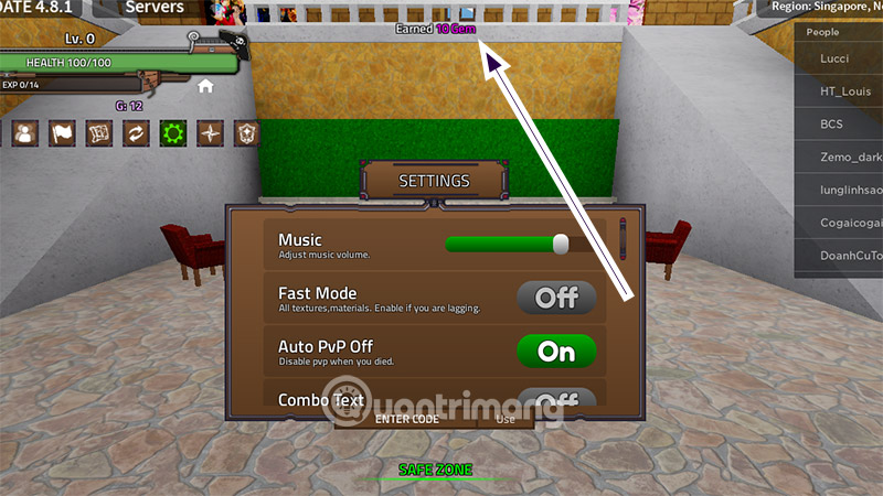 Picture 3 of Code King Legacy 7.1 latest version 2025