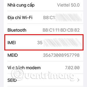 The most accurate way to check iPhone IMEI today Picture 5