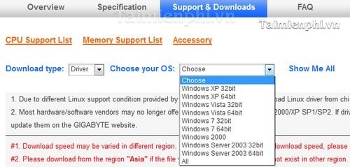Picture 3 of The most accurate way to read the names and download drivers on your motherboard.