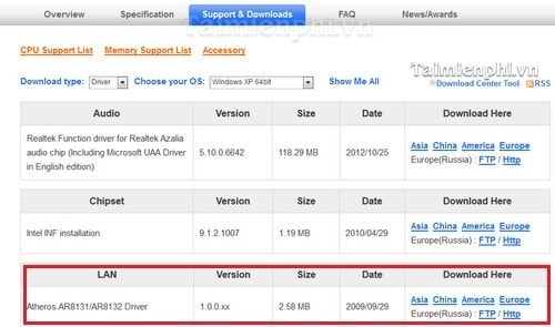 Picture 4 of The most accurate way to read the names and download drivers on your motherboard.