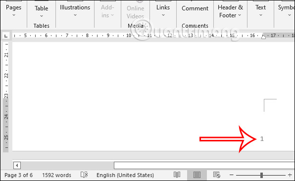 images 12 of The most detailed guide on how to number pages, skipping the first page and starting from any page in Word.