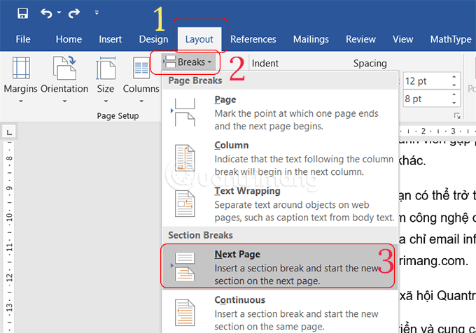 images 13 of The most detailed guide on how to number pages, skipping the first page and starting from any page in Word.