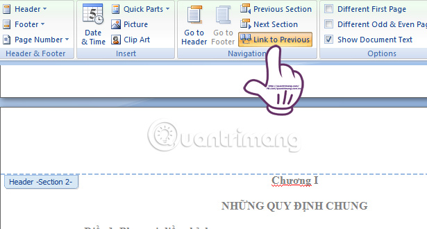 images 23 of The most detailed guide on how to number pages, skipping the first page and starting from any page in Word.