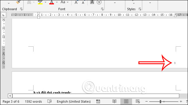 images 9 of The most detailed guide on how to number pages, skipping the first page and starting from any page in Word.