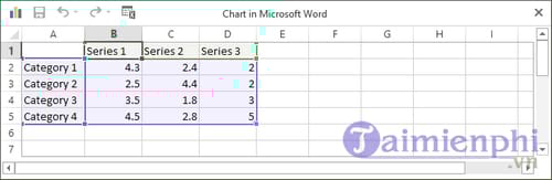 The most detailed instructions on drawing, creating, and inserting charts in Word 2013 Picture 3