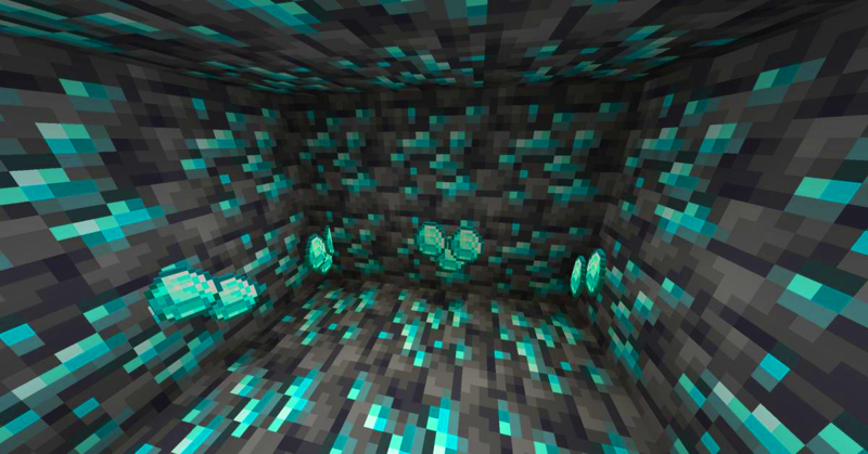 The ideal depth for finding Diamonds in Minecraft. Picture 2