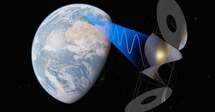 The process of transmitting solar electricity from space to Earth Picture 1