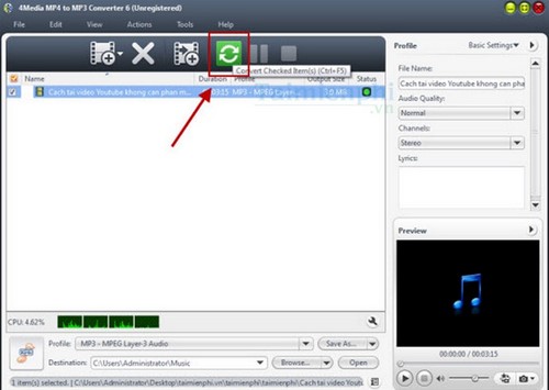 Picture 14 of The quickest and simplest way to convert MP4 to MP3.