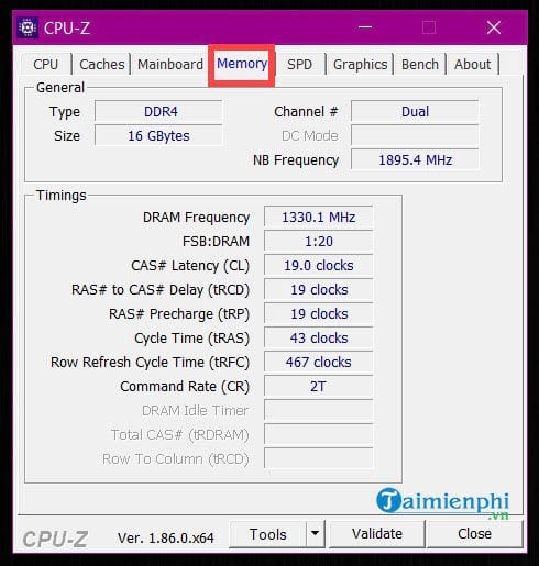 Picture 5 of The quickest and simplest way to view your computer's configuration using CPU-Z.