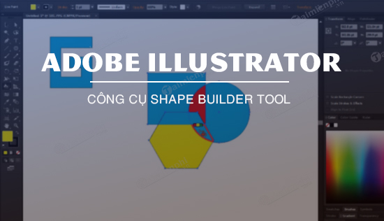 Picture 1 of The Shape Builder tool in Illustrator
