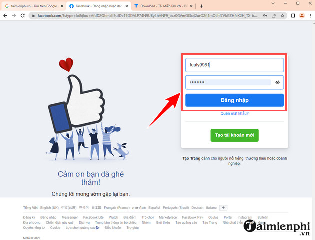 Picture 17 of The simplest and fastest ways to log in to Facebook on your computer and phone.
