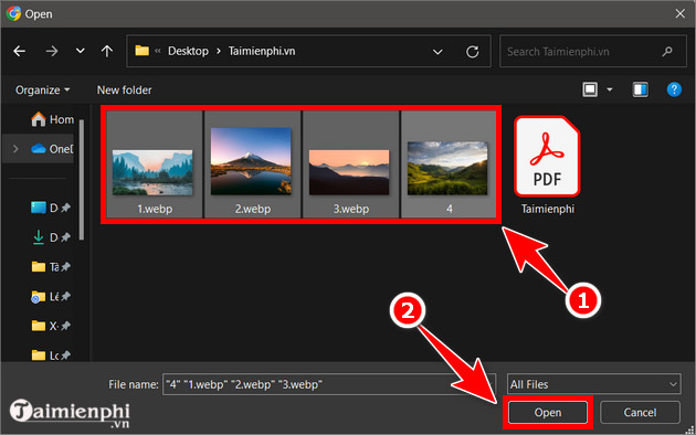 Picture 13 of The simplest and most effective way to combine photos into a PDF file.