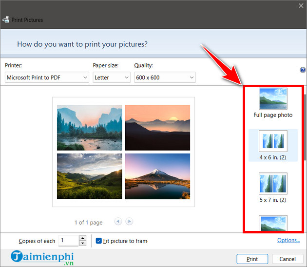 Picture 6 of The simplest and most effective way to combine photos into a PDF file.